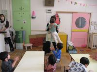 誕生会の写真です。