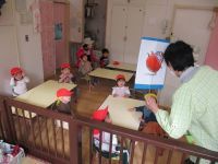 誕生児の写真です。