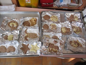 5歳児らいおん組が作ったクッキーの写真