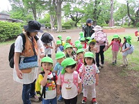 公園についた様子の写真