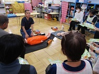 写真：救急救命訓練1