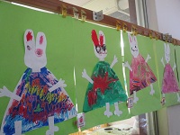 3歳児の作品の写真